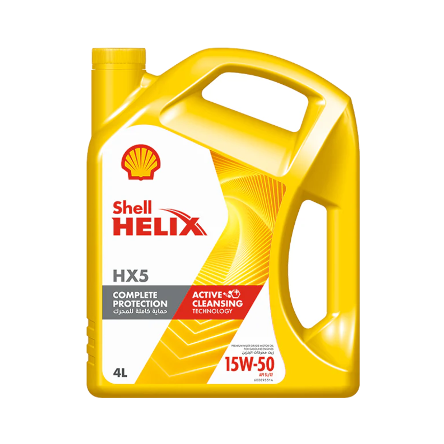 Shell Helix HX5 - 15W-50 - 4 L - 5000 km